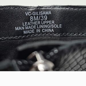 Vince Camuto Gilisama Sky High Anfle Suede Boots Black Size 8